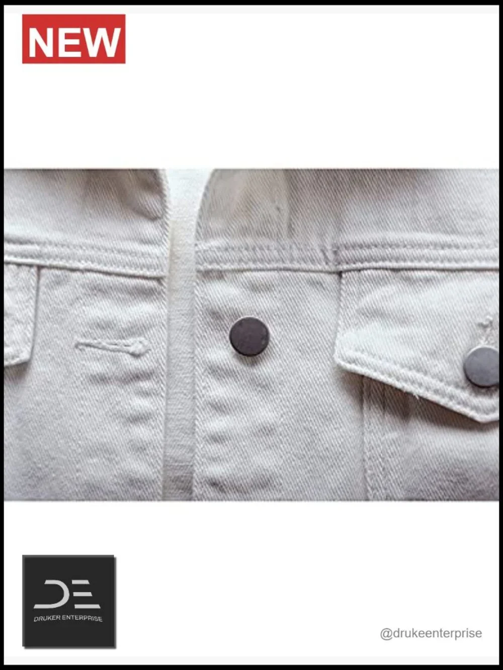 Denim Cotton Button Down Lapel Long Sleeve Loose Jacket Coat with Pockets